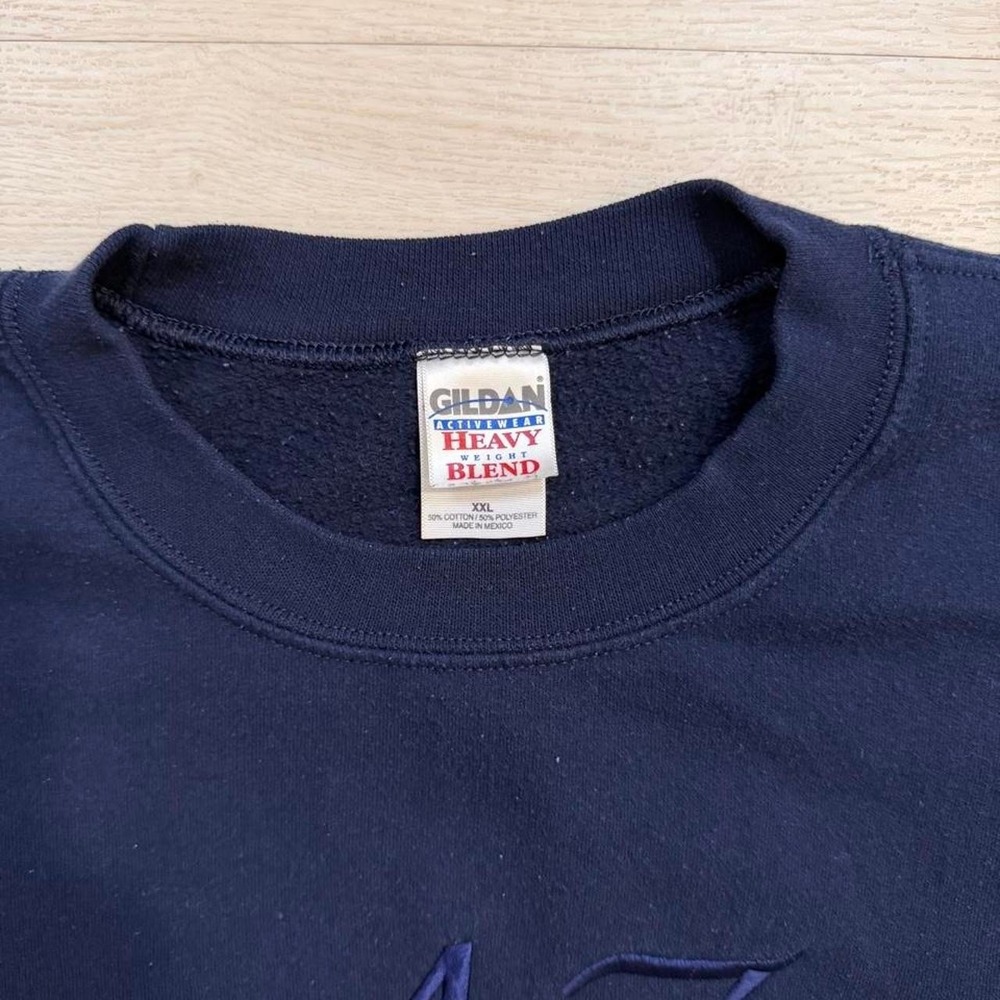 Vintage Tombstone Arizona Script Navy Blue Crewneck Sweatshirt Mens Size XXL - Picture 4 of 6